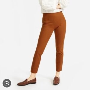Everlane side zip stretch pant in cocoa size 10